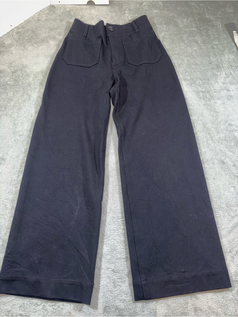 Anthropologie Maeve The Colette Wide-Leg Pants Black 25